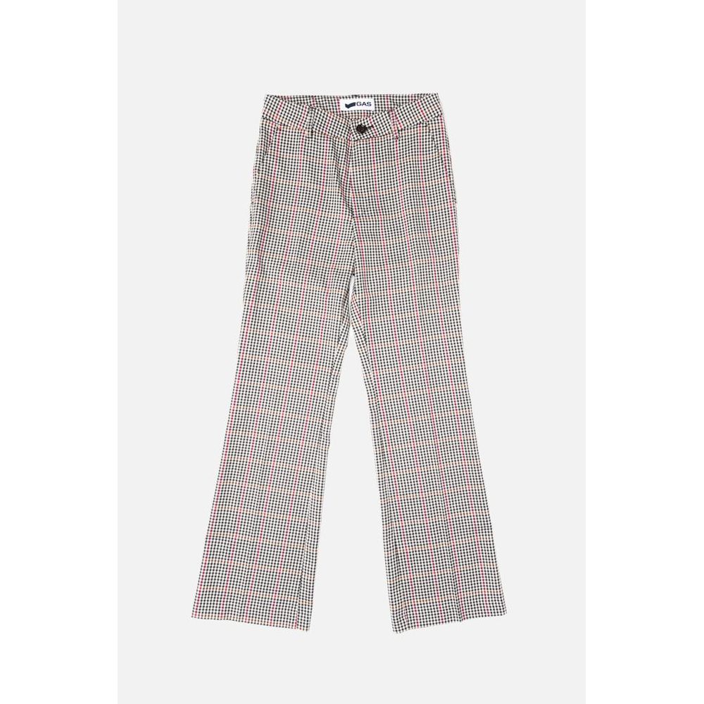 Črne poliestrske hlače za prosti čas