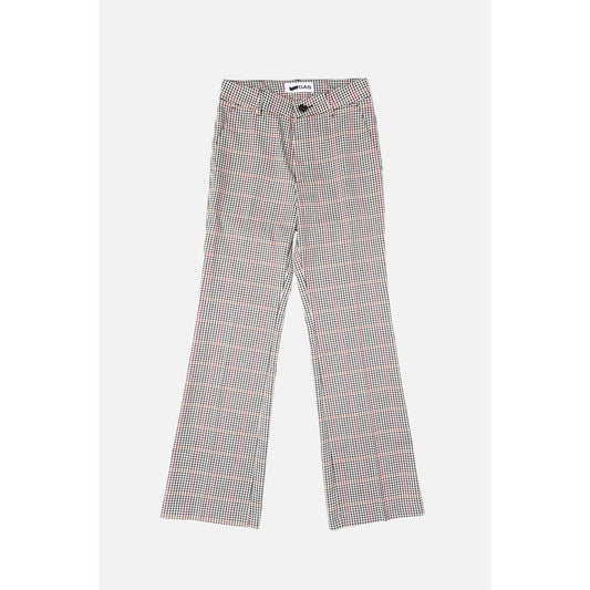 Črne poliestrske hlače za prosti čas