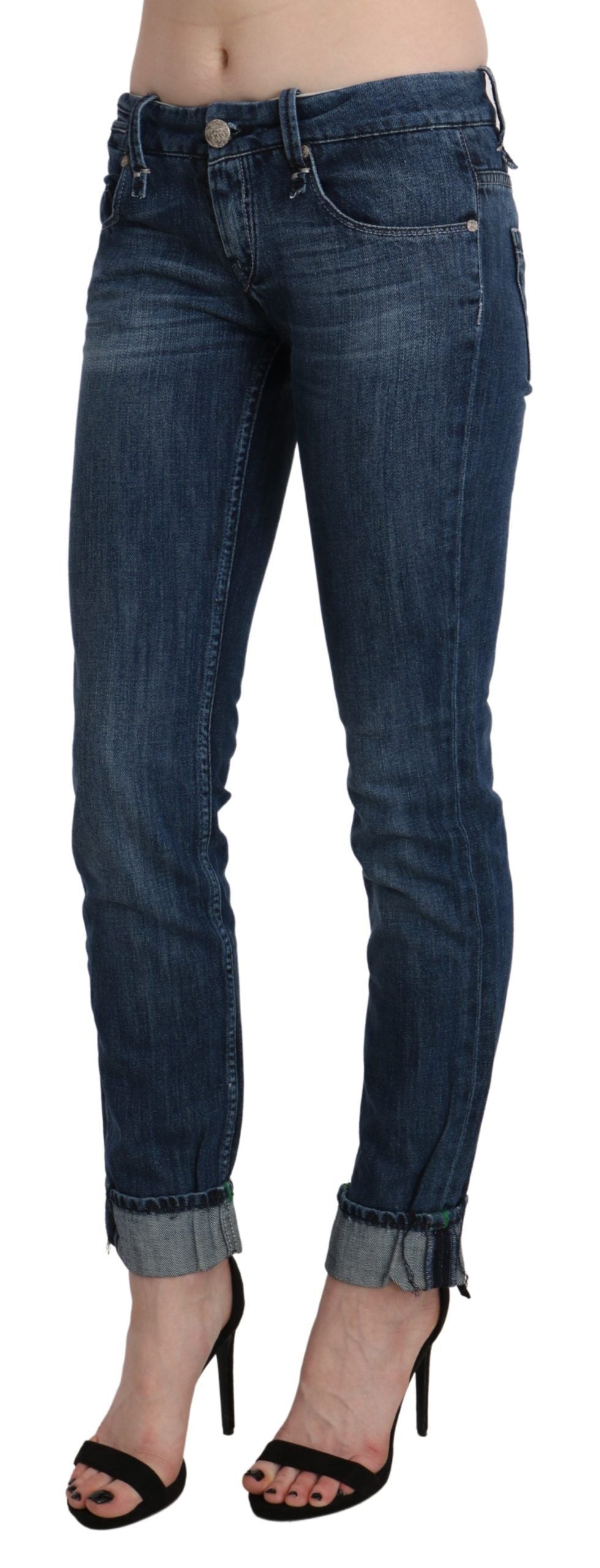 Acht Exquisite Skinny Denim z nizkim pasom