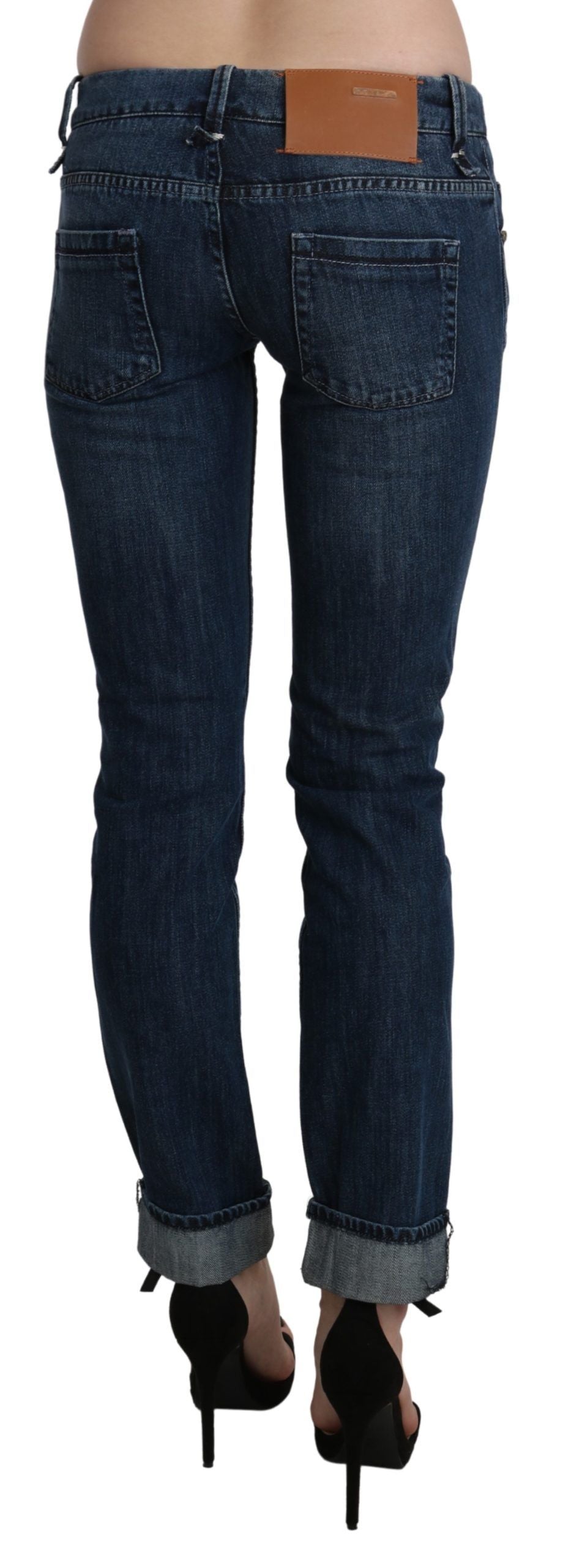 Acht Exquisite Skinny Denim z nizkim pasom