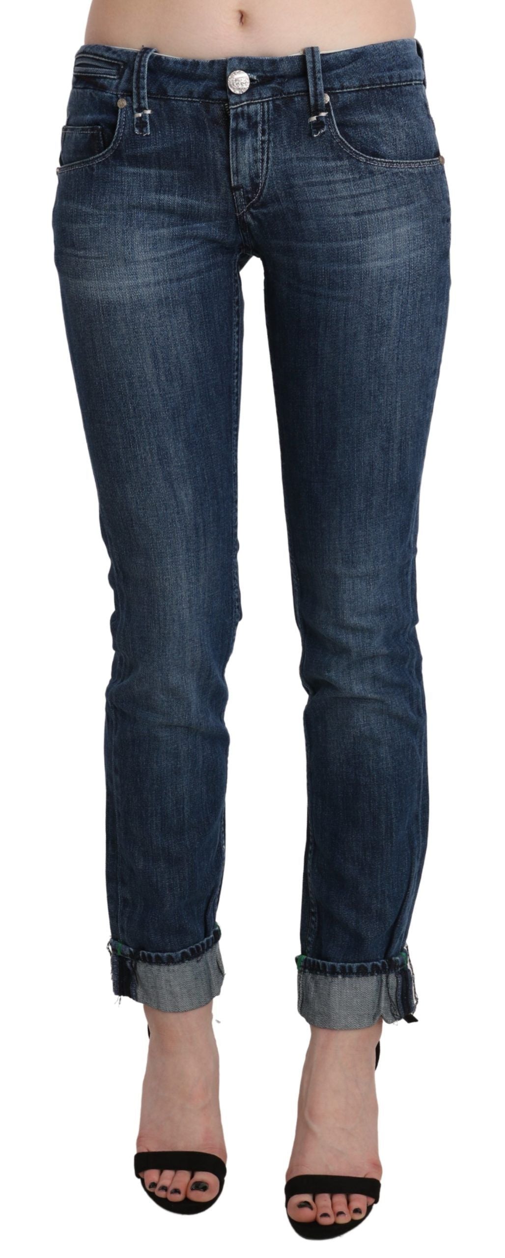 Acht Exquisite Skinny Denim z nizkim pasom