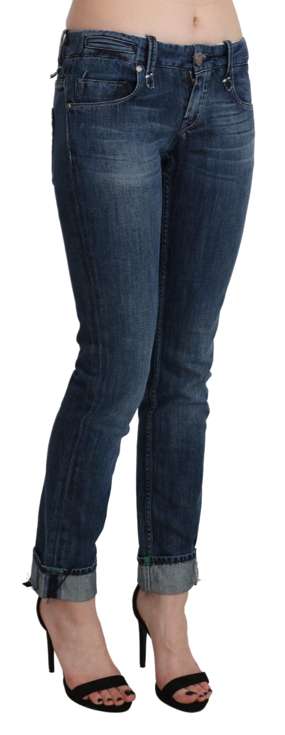 Acht Exquisite Skinny Denim z nizkim pasom
