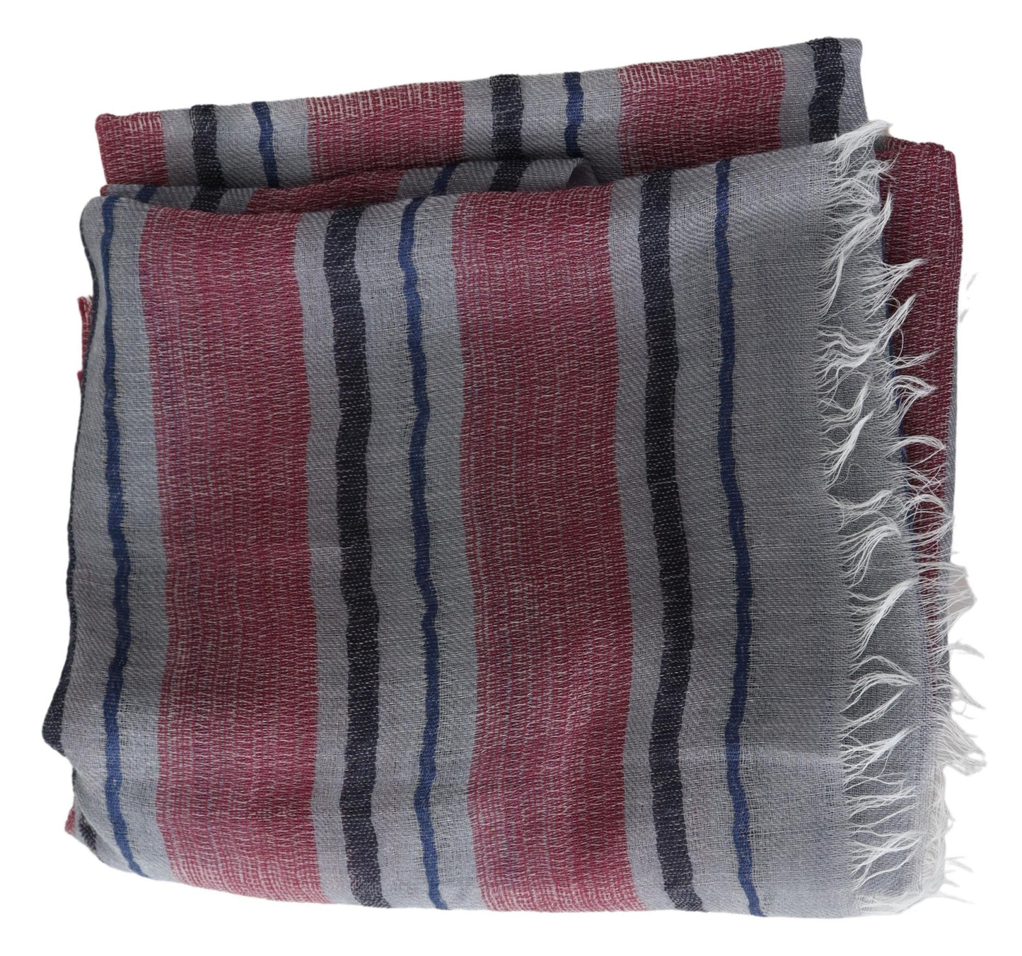 Missoni Elegantni večbarvni črtasti volneni šal