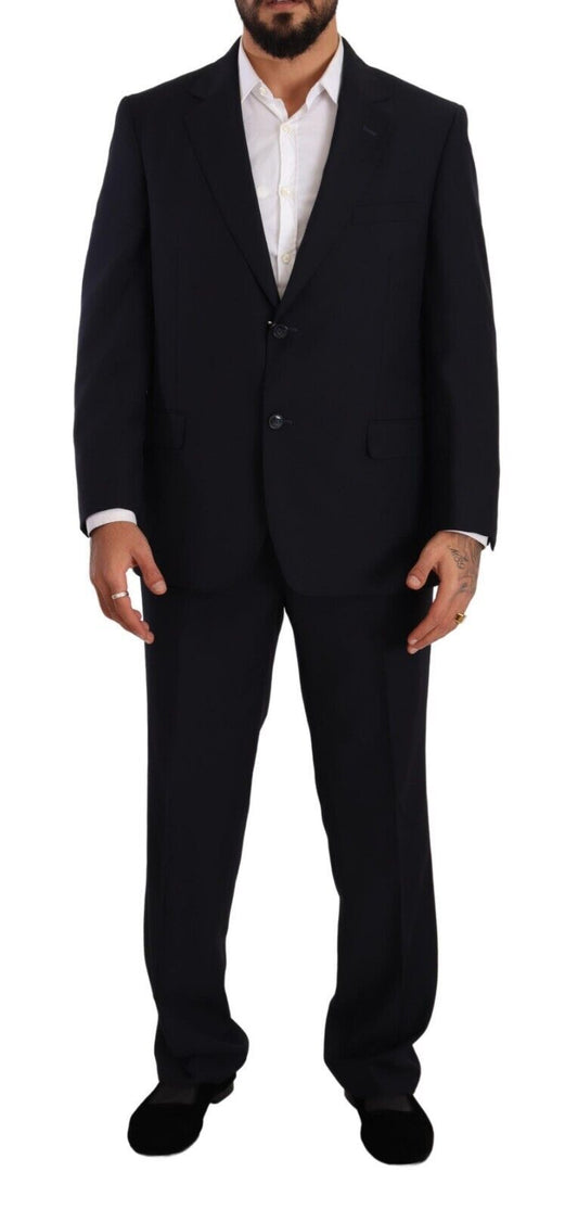 Domenico Tagliente Elegantna modra dvodelna dekonstruirana obleka