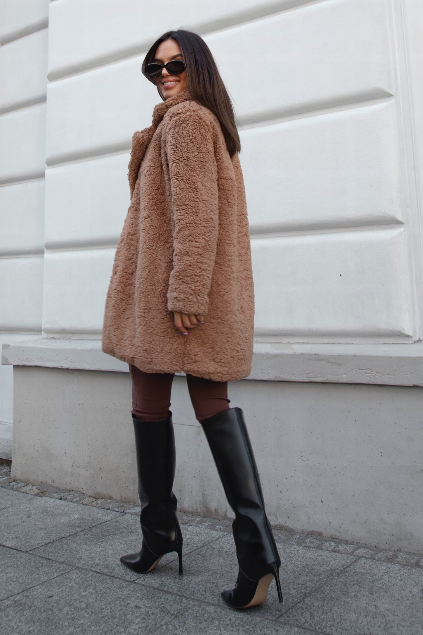 TEDDY plašč - Karamel