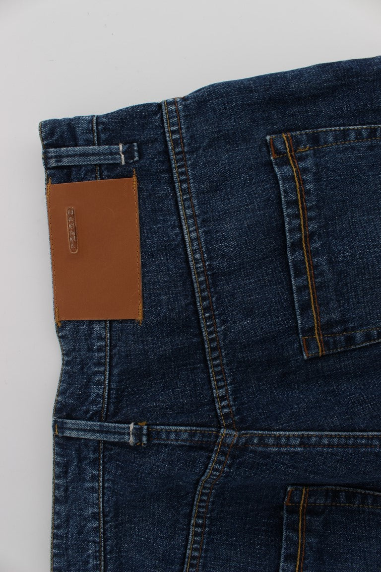 Acht Chic Baggy Loose Fit Modre kavbojke za moške