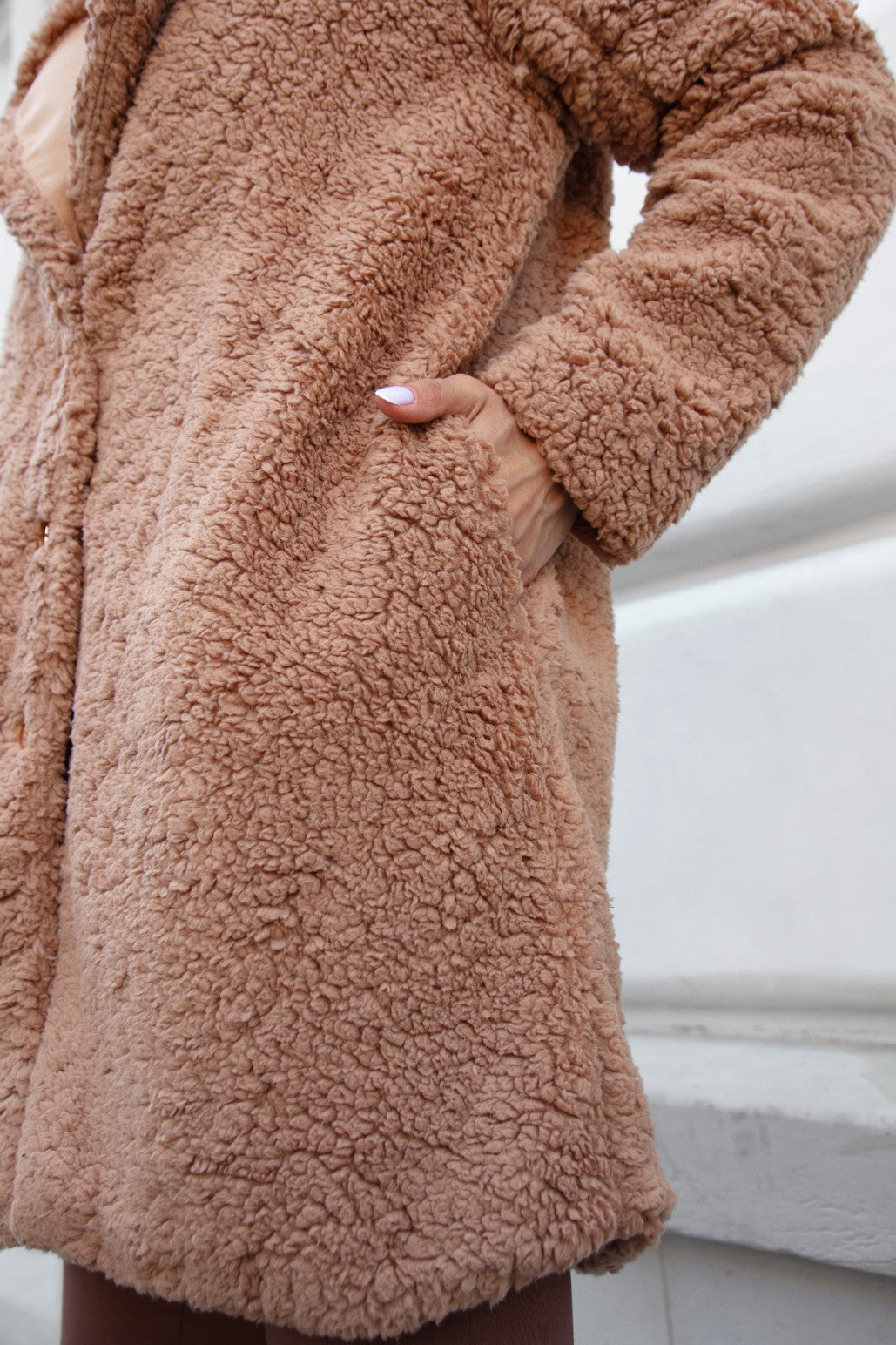 TEDDY plašč - Karamel