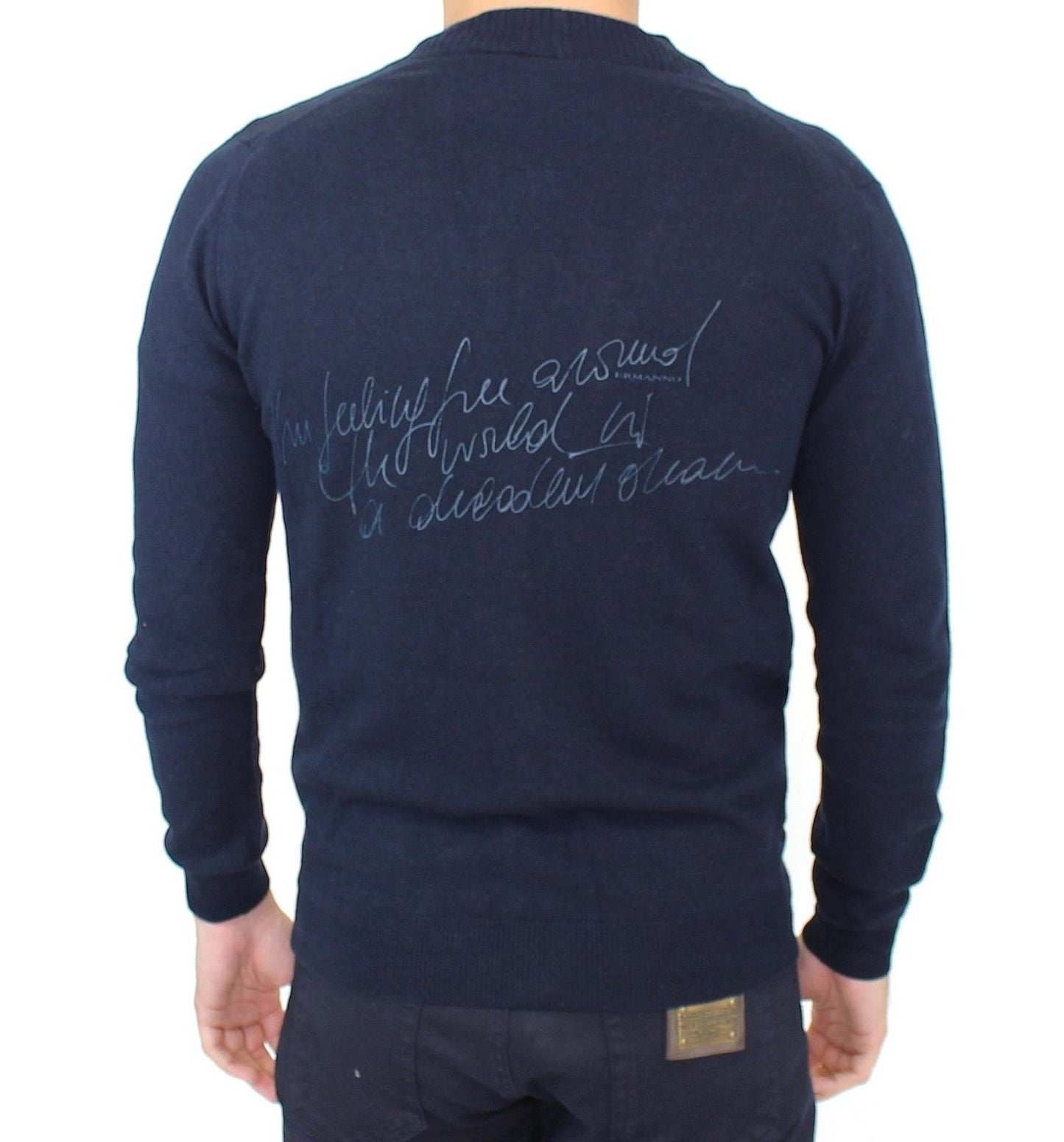 Ermanno Scervino Chic Modra jopica iz volnene Blend