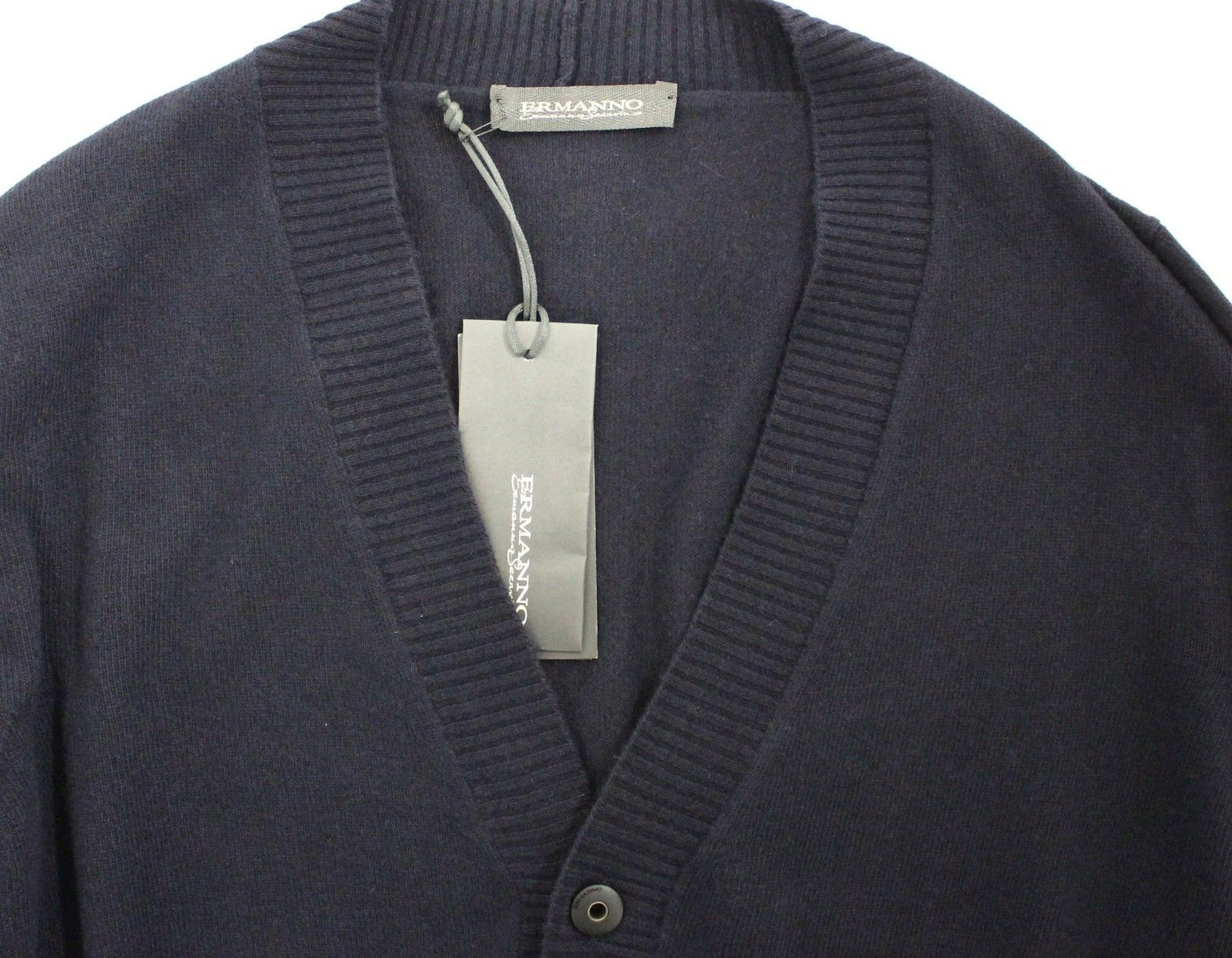 Ermanno Scervino Chic Modra jopica iz volnene Blend