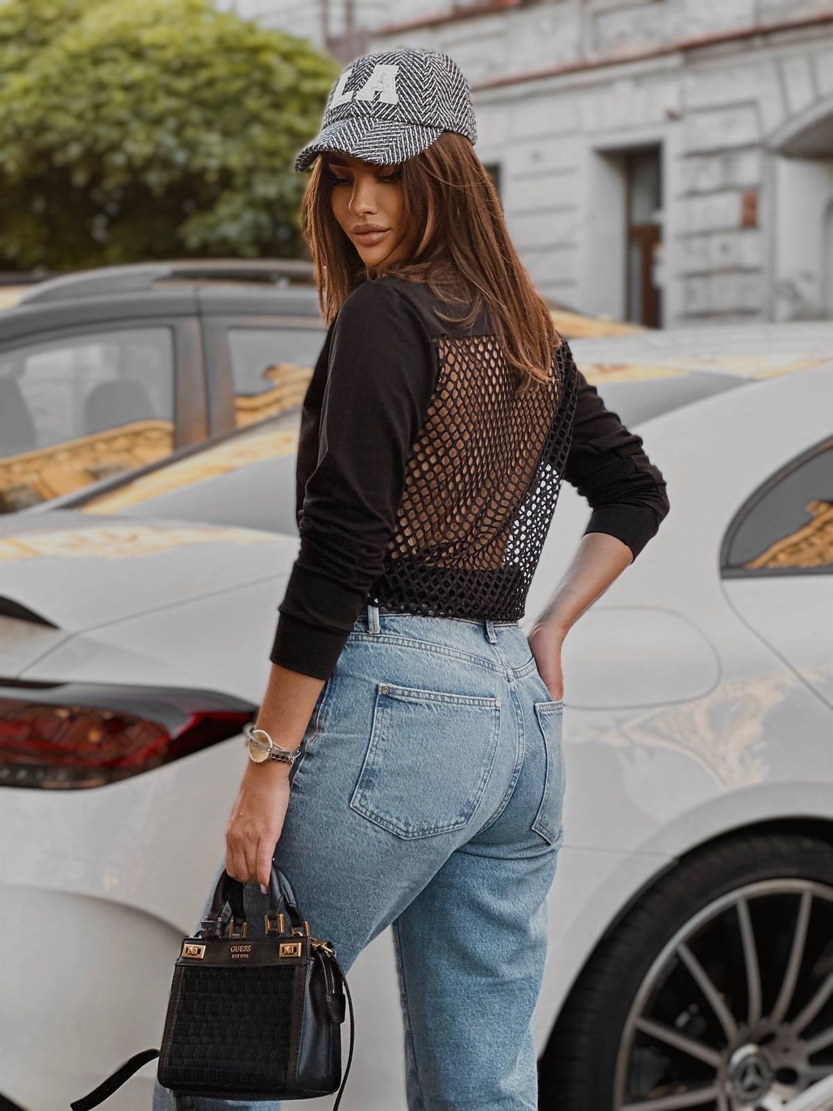 Bluza LADY z mrežastim hrbtnim delom
