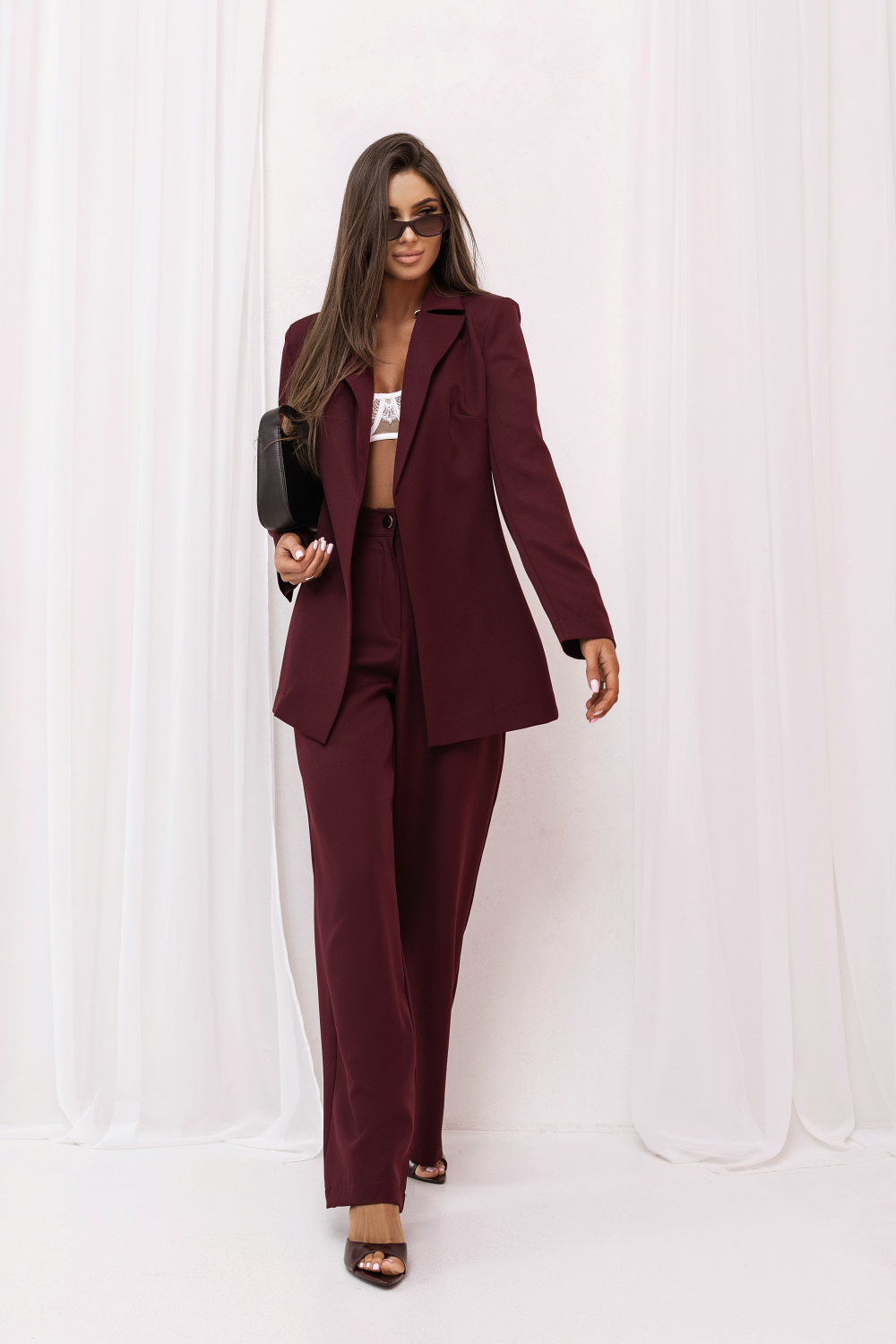 Komplet obleka EMMA - Bordo