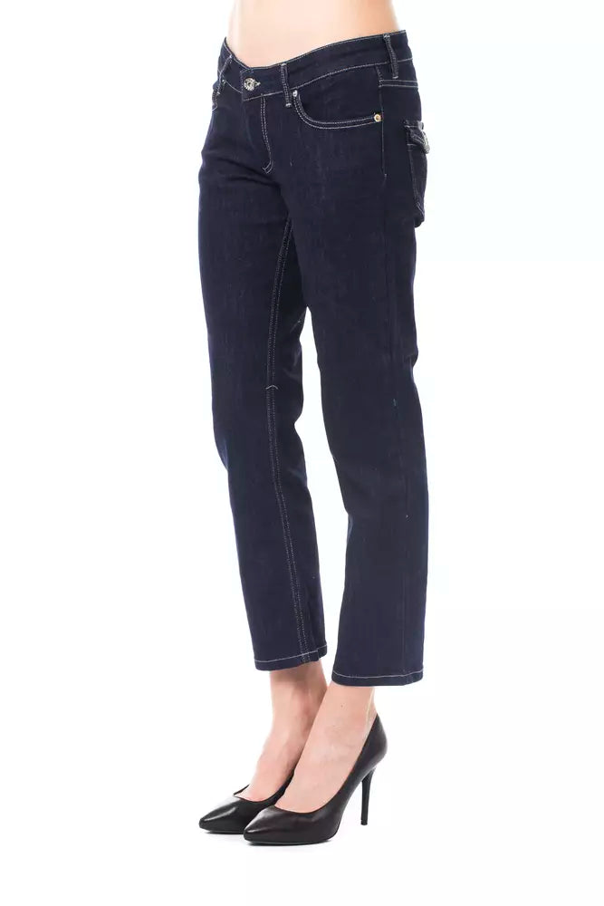 Ungaro Fever Blue Cotton Women's Jeans