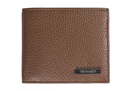 Trussardi Rjava usnjena moška denarnica