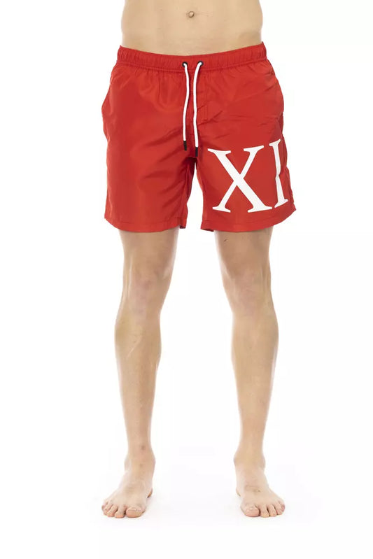 Bikkembergs Red Polyester Men's Swim Short