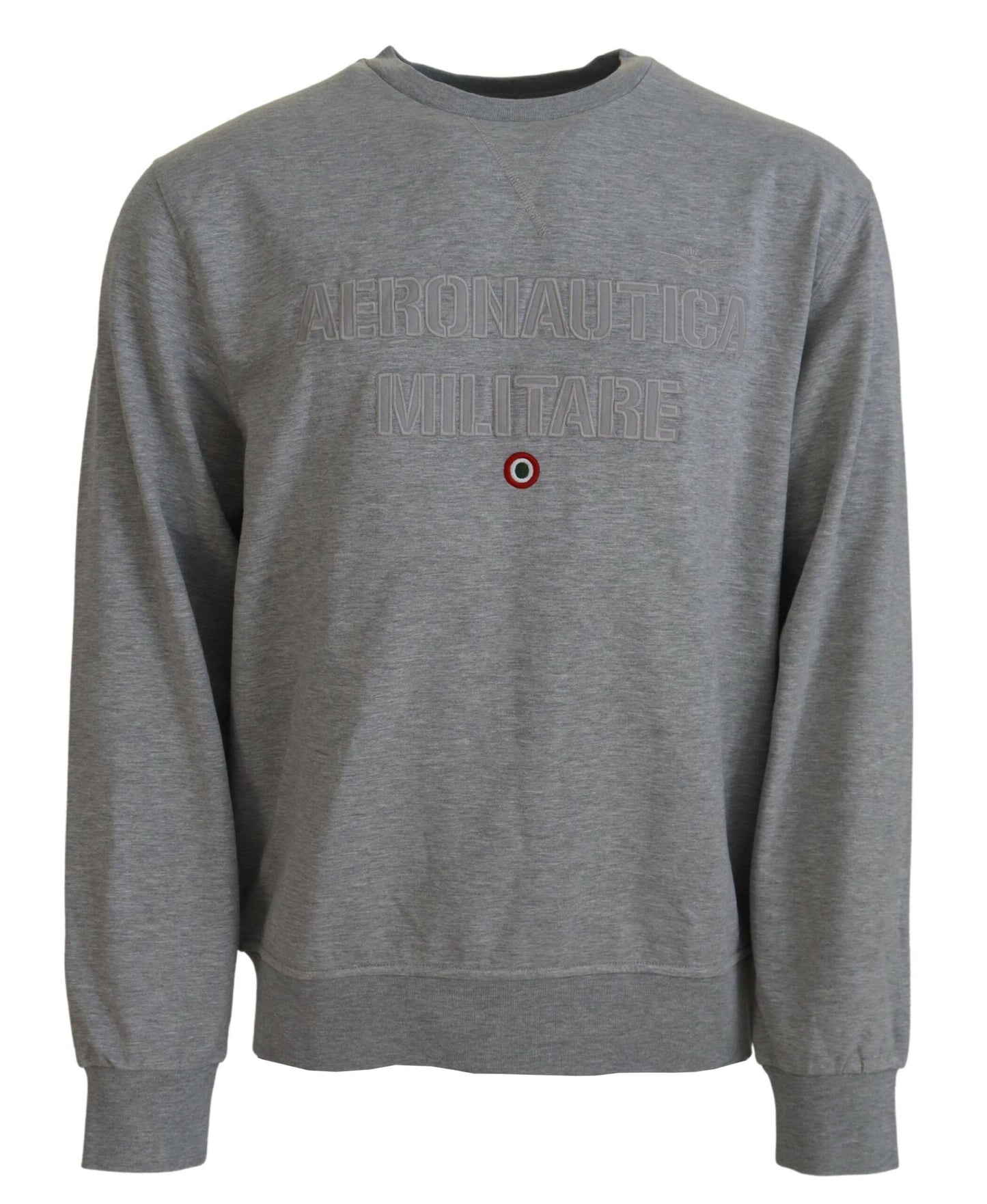 Aeronautica Militare Elegantni sivi pulover