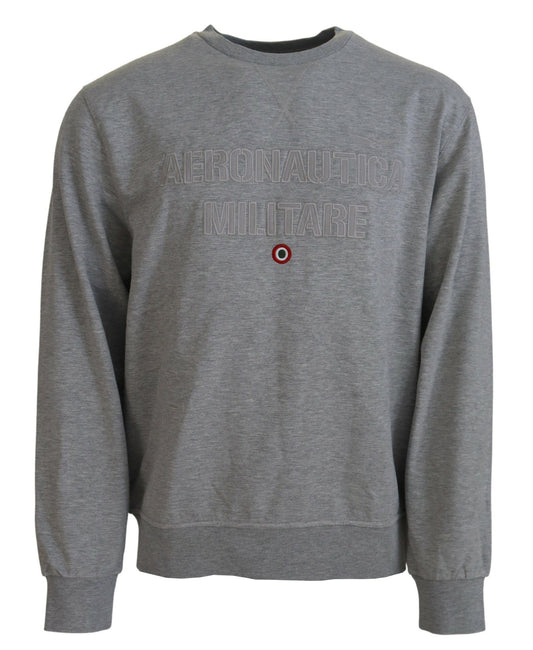Aeronautica Militare Elegantni sivi pulover