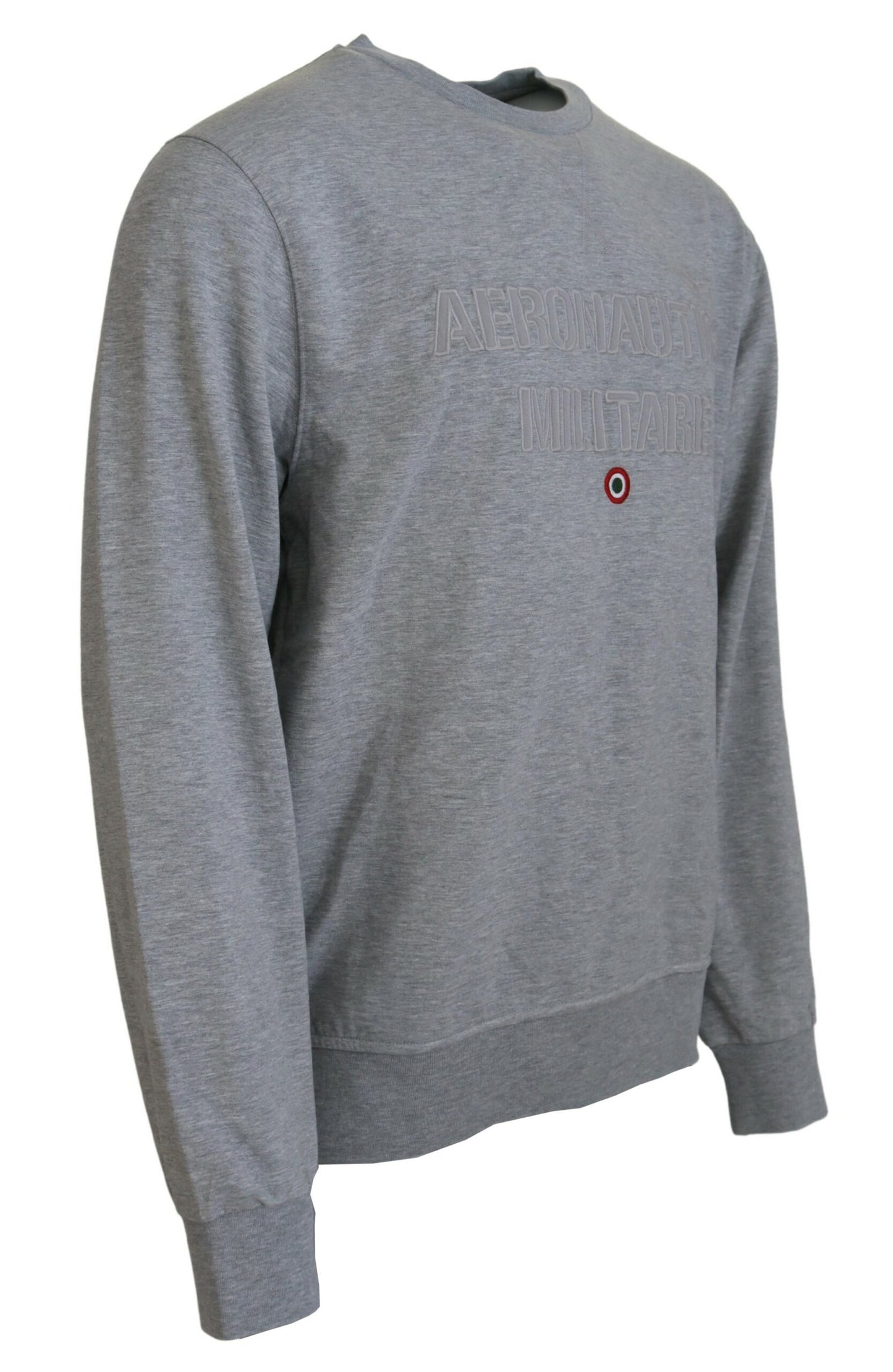 Aeronautica Militare Elegantni sivi pulover