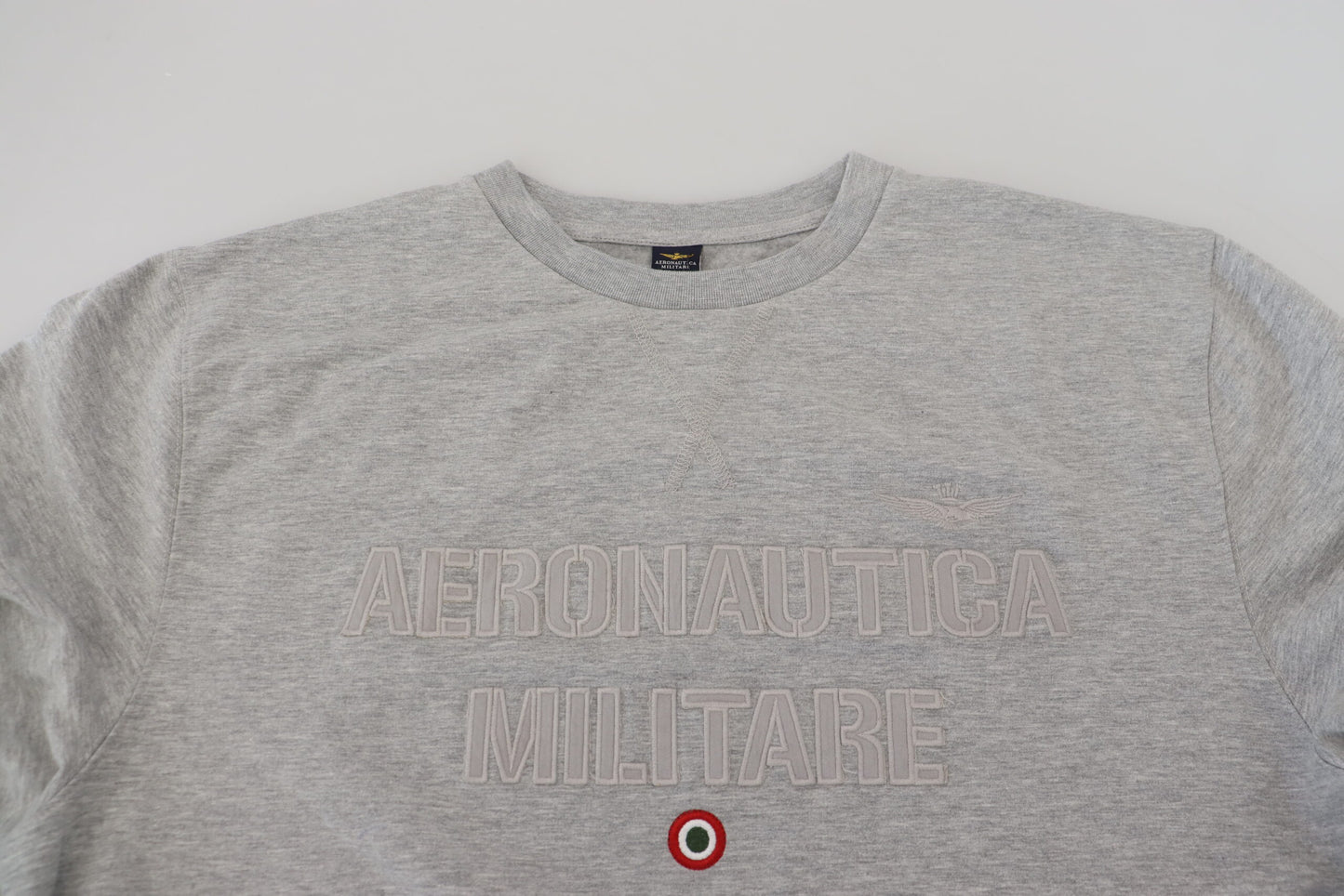 Aeronautica Militare Elegantni sivi pulover