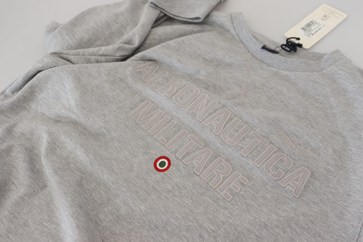 Aeronautica Militare Elegantni sivi pulover