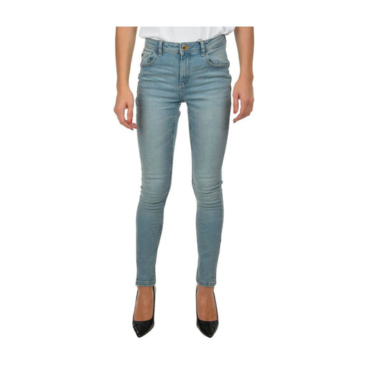 Yes Zee Blue Cotton Women's Skinny Jean