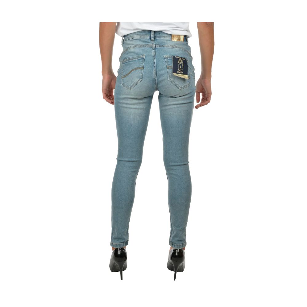 Yes Zee Blue Cotton Women's Skinny Jean