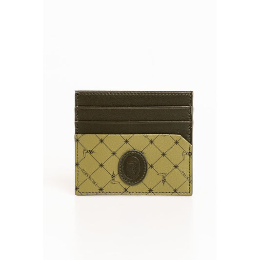 Trussardi Zelena usnjena moška denarnica
