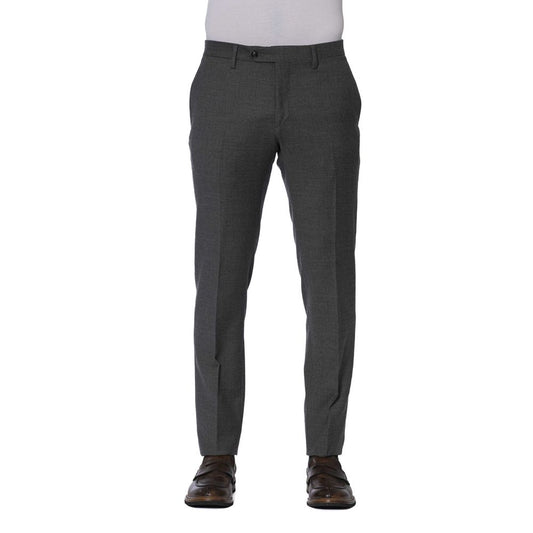 Trussardi Gray Wool Men Pants