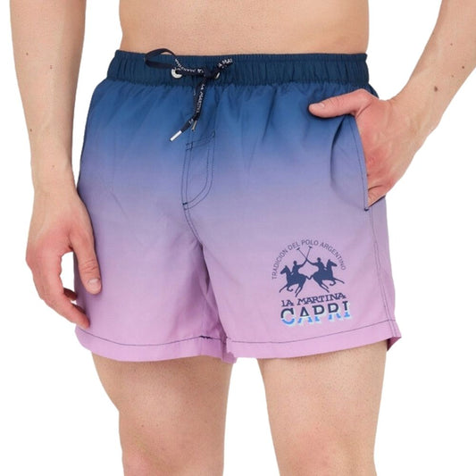 La Martina Multicolor Polyester Men's Swimwear Trunks