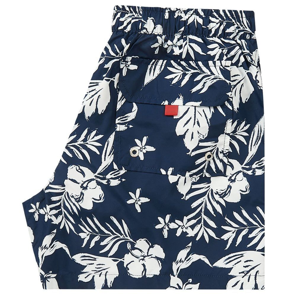 La Martina Blue Polyester Men Swim Trunk