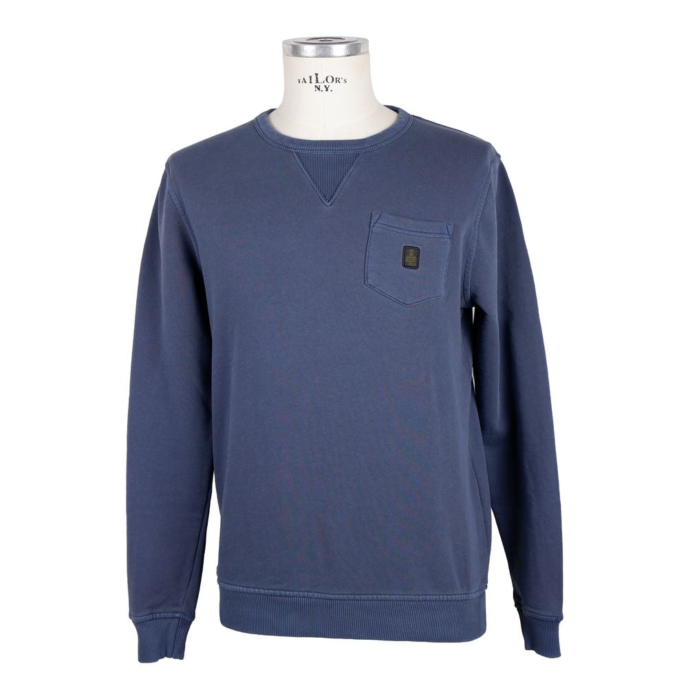 Refrigiwear Modri bombažni moški pulover