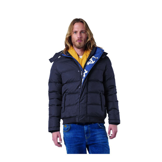 La Martina Blue Nylon Men's Sport Jacket