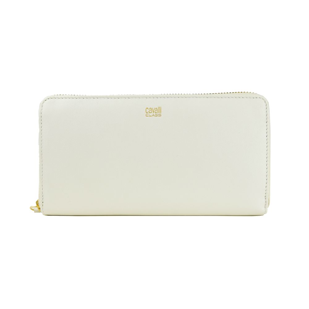 Cavalli Class White Calfskin Ženska denarnica