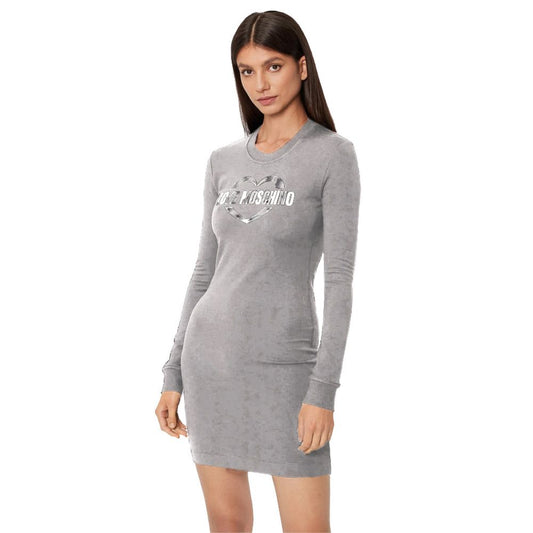 Love Moschino Brown Cotton Women Dress