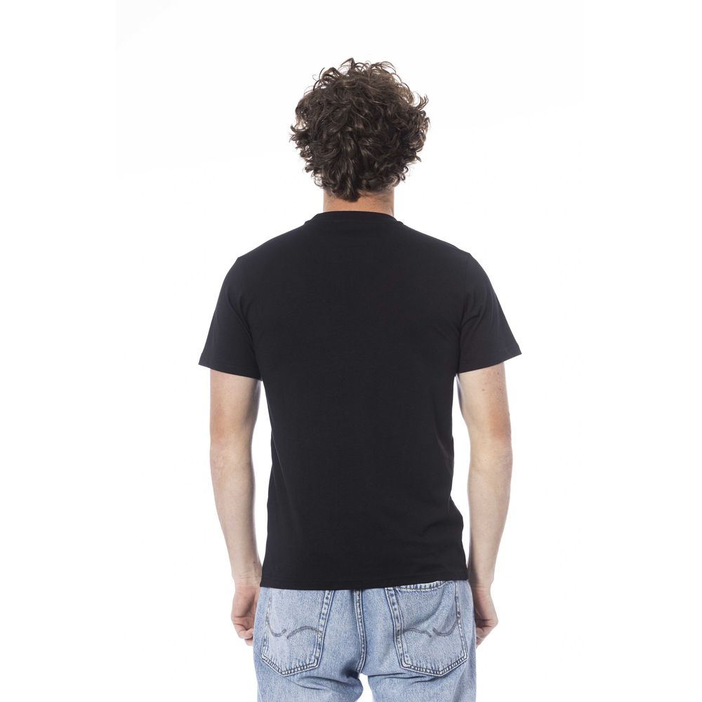 Cavalli Class Black Cotton Moška majica