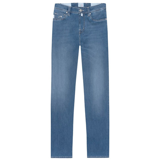 Tramarossa Light Blue Cotton Men Jeans