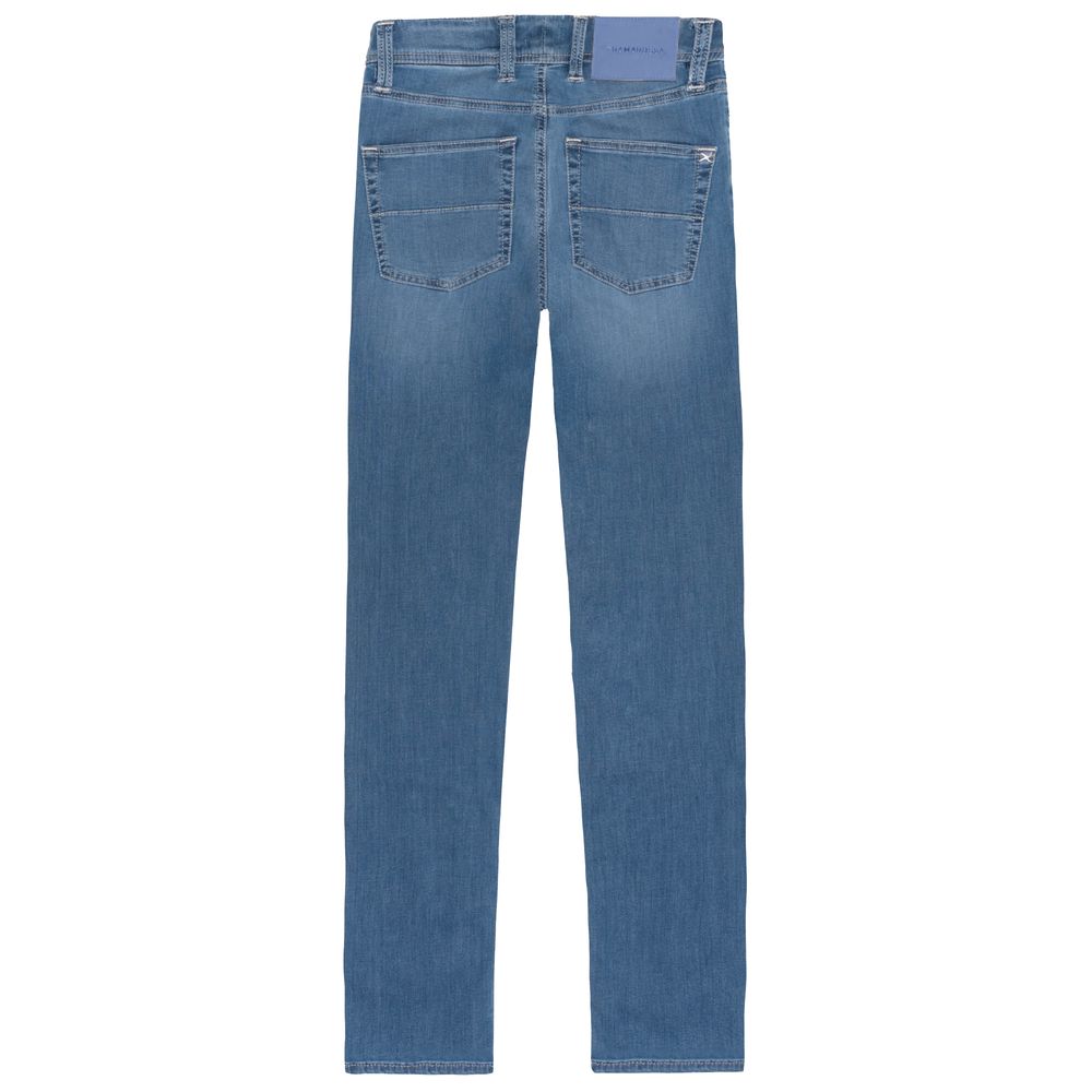 Tramarossa Light Blue Cotton Men Jeans