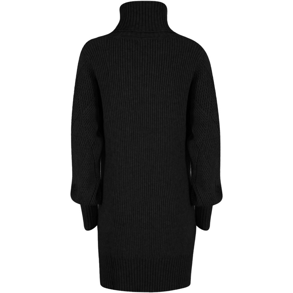 Yes Zee Black Marabou Women Dress