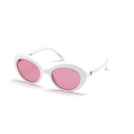 Guess White Haircalf Sunglasses