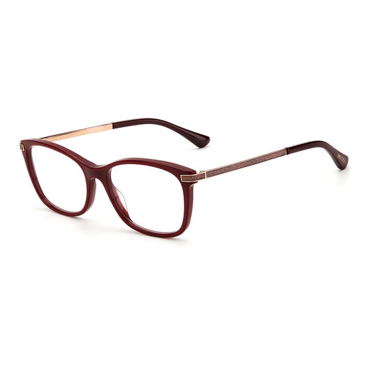 Jimmy Choo Burgundy Haircalf Frames