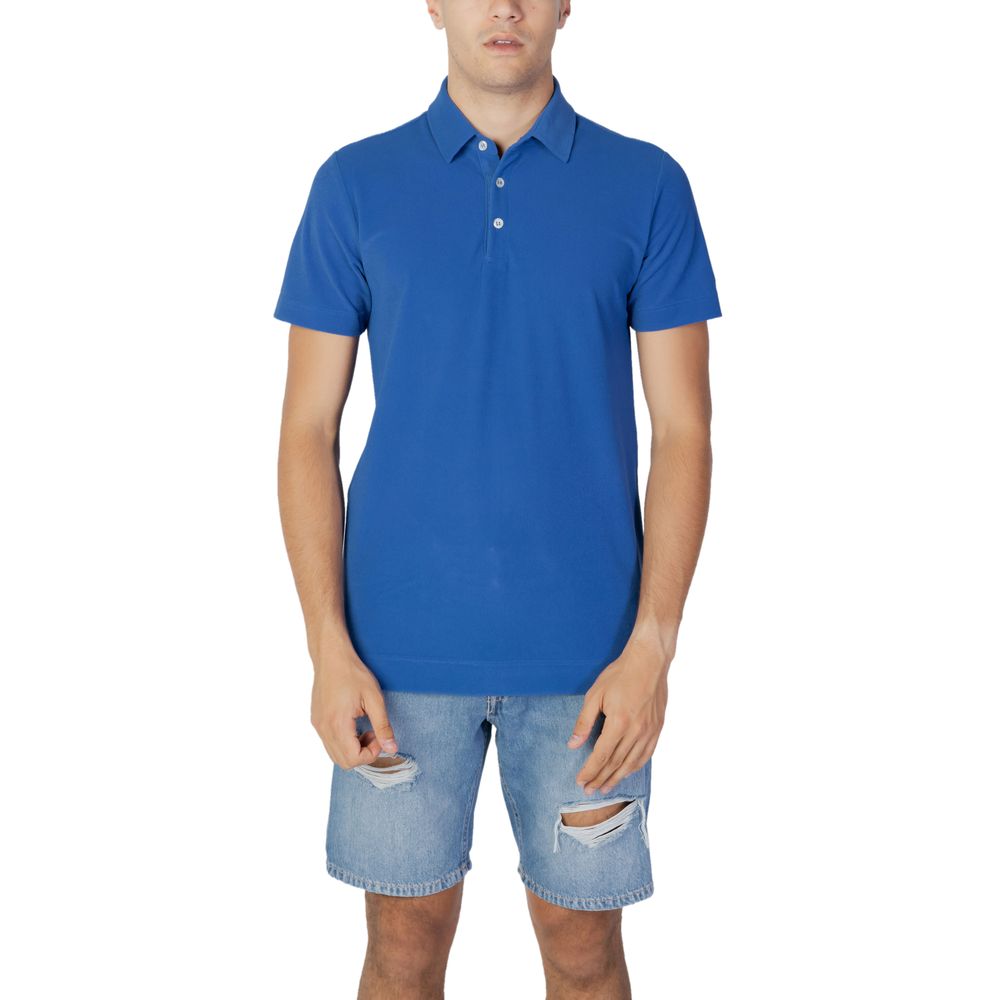 Modra poliestrska polo majica Suns