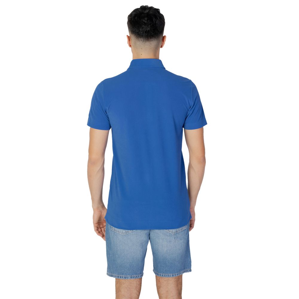 Modra poliestrska polo majica Suns