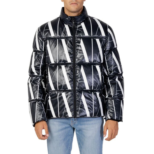 Armani Exchange Jakna iz črnega poliestra