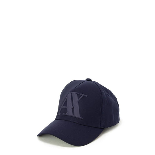 Armani Exchange Modri poliester Klobuki in kape