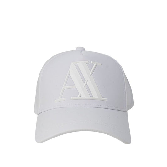 Armani Exchange Beli bombažni klobuki in kape