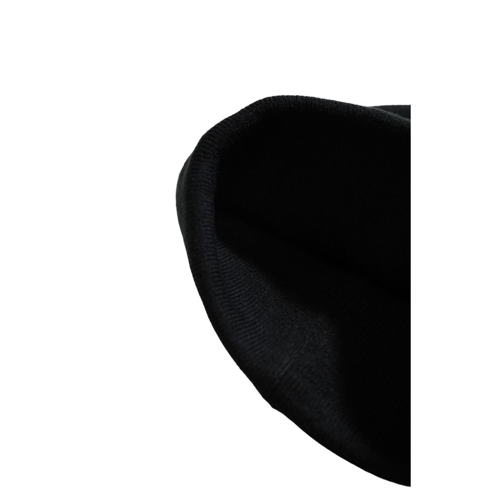 Icon Black Marabou Hats & Cap