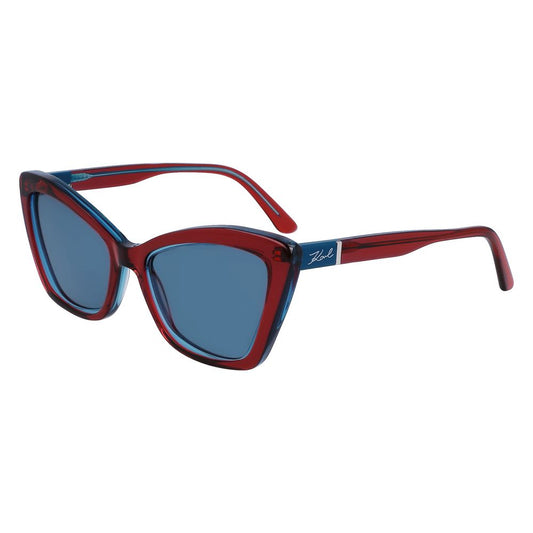 Karl Lagerfeld Red Haircalf Sunglasses