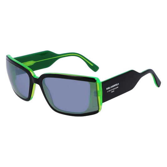 Karl Lagerfeld Black Haircalf Sunglasses