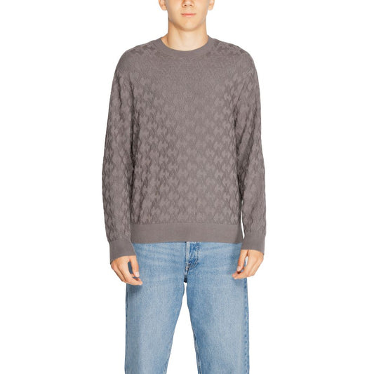 Armani Exchange Siva majica iz viskoze