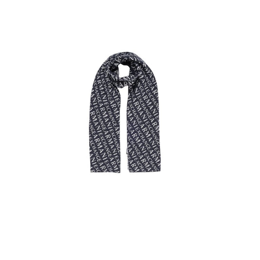 Armani Exchange Modri šal iz poliamida