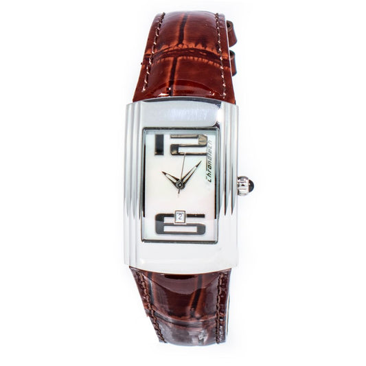 Chronotech rjava usnjena ura